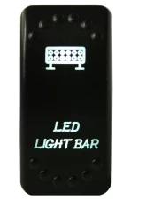 Bulldog Winch Rocker Switch On/Off 5 Pin LED Light Bar White                                     - 20260 - Image 3