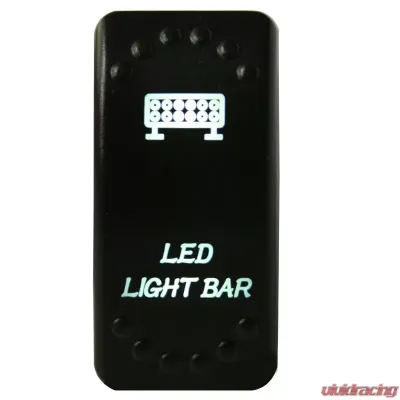 Bulldog Winch Rocker Switch On/Off 5 Pin LED Light Bar White - 20260