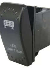 Bulldog Winch Rocker Switch On/Off 5 Pin LED Light Bar White                                     - 20260 - Image 4