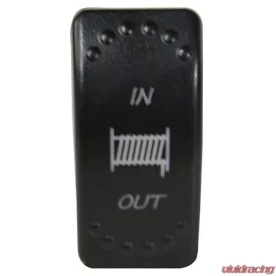 Bulldog Winch Winch In Out Switch 4 pin White Momentary(In) Center Off Momentary(Out) White - 20261