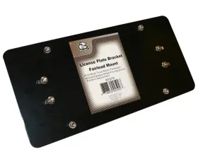 Bulldog Winch License Plate Bracket Fairlead Mount Black Truck and Jeep