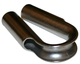 Bulldog Winch Stainless Tube Thimble 15mm Silver
