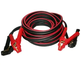 Bulldog Winch Booster Cable Set Clamp to Clamp 20 Ft 1/0 Gauge