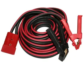 Bulldog Winch Booster Cable Set 25 Ft 1/0 Gauge W/Clamps and Plug