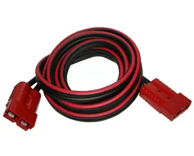 Bulldog Winch Jumper Cable Set 15 Ft Plug To Plug Red