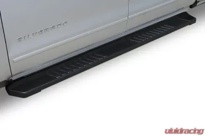 Raptor Series 6" Black Textured Aluminum OEM Style Slide Track Running Boards Ford F-150 | F-250 | F-350 Super Duty SuperCab 2015-2023 - 1703-0355BT
