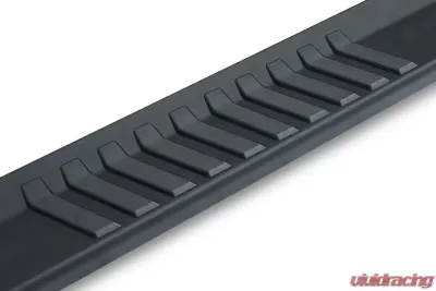 Raptor Series 6" Black Textured Aluminum OEM Style Slide Track Running Boards Ford F-150 | F-250 | F-350 Super Duty Crew Cab 2015-2023 - 1703-0366BT