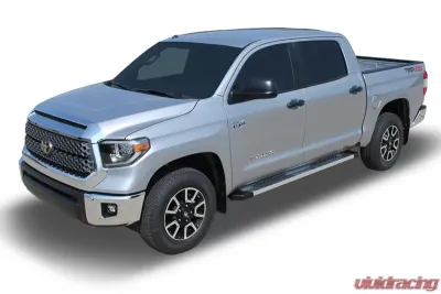 Raptor Series 6" OEM Style Brushed Slide Track Running Boards Toyota Tundra CrewMax Cab 2007-2021 - 1704-0143