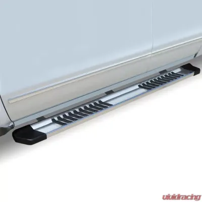 Raptor Series 6" OEM Style Brushed Slide Track Running Boards Nissan Titan XD Crew Cab 2004-2023 - 1707-0478