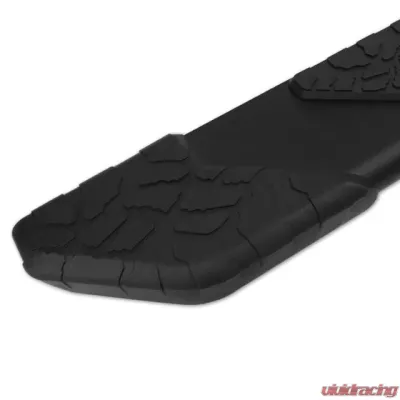 Raptor Series 5" Tread Step Slide Track Running Boards Black Textured Aluminum Nissan Titan XD Crew Cab 2004-2023 - 1907-0478BT