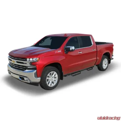 Magnum Magnum RT Gen 2 Drop Steps Black Textured Alloy Steel Chevrolet Silverado | GMC Sierra 1500/2500/3500 HD Crew Cab 2019-2024 - GTS26CH