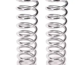 Aldan American Coil-Over-Spring, 100 lbs./in. Rate, 12 in. Length, 2.5 in. I.D. Chrome, Pair