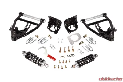 Aldan American Coil-Over Conversion Kit, 63-70 C10, Front, Single Adj., SB, Lower Arms Only - 300152