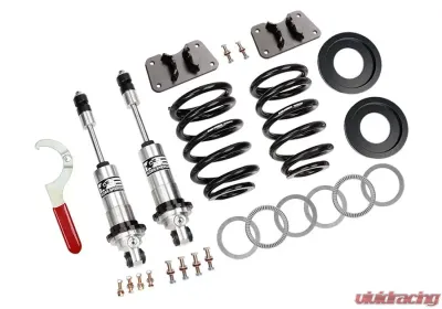 Aldan American Coil-Over Kit, Ford, T-Bird, 61-62, Front, Pair. Single Adj. BB Ford Thunderbird Front 1961-1962 - 300195