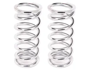 Aldan American Coil-Over-Spring, 200 lbs./in. Rate, 8 in. Length, 2.5 in. I.D. Chrome, Pair