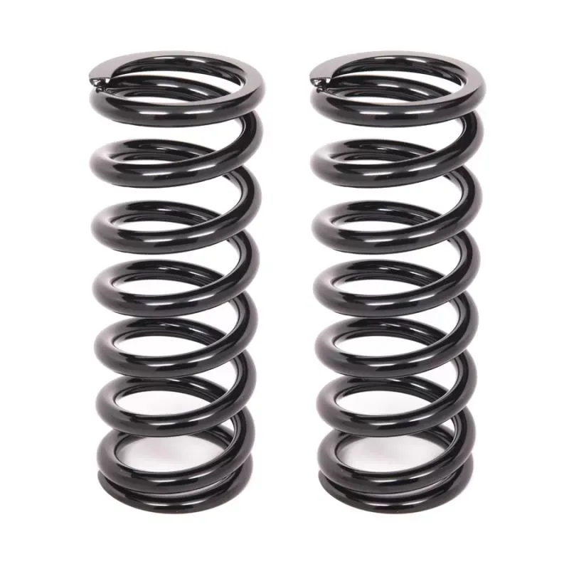 Aldan American Coil-Over-Spring, 750 lbs/in Rate, 9 in Length, 25 in ID Black Powdercoat, Pair - 9-750BK2
