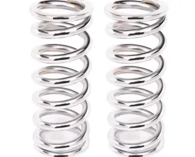 Aldan American Coil-Over-Spring, 180 lbs./in. Rate, 9 in. Length, 2.5 in. I.D. Chrome, Pair