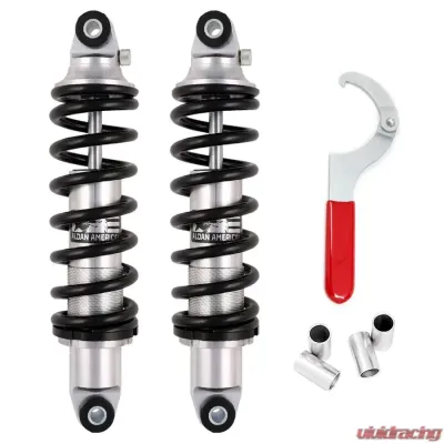 Aldan American Coil-Over Kit, Phantom, Single Adj. 13.40 in. Extended, Spring, 250 lbs./in. BK - A654250B