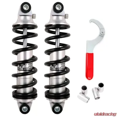 Aldan American Coil-Over Kit, Phantom, Single Adj. 11.00 in. Extended, Spring, 450 lbs./in. BK - A659T450B