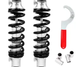 Aldan American Coil-Over Kit, Striker, Double Adj. 17.00 in. Extended, Spring, 120 lbs./in. BK