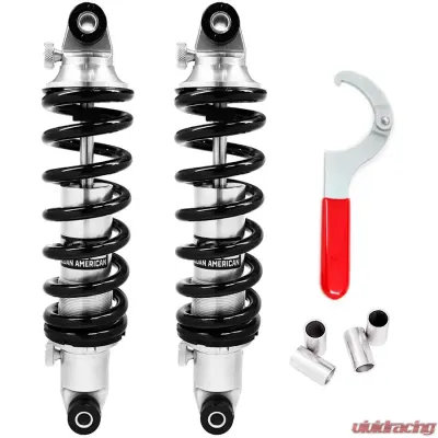 Aldan American Coil-Over Kit, Striker, Double Adj. 17.00 in. Extended, Spring, 140 lbs./in. BK - A758140B
