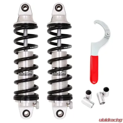 Aldan American Coil-Over Kit, Phantom, Single Adj. 14.00 in. Extended, Spring, 350 lbs./in. BK - A854350B