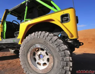 Jeep TJ Fender Flares W/Corner Guards 3 Inch Flare 4 Inch LED Cutouts 97-06 Wrangler TJ TNT Customs - T3CLED