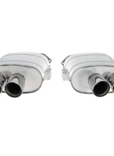 Tubi Style Stainless Steel Rear Mufflers Ferrari 550 Maranello | Barchetta 1998-2001                                     - 01069611000R - Image 4