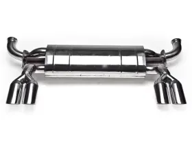 Tubi Style Stainless Steel Race Muffler w/Exhaust Tips Ferrari Mondial Quattrovalvole Coupe | Cabriolet 82-85