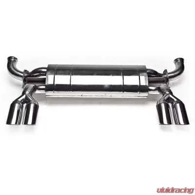 Tubi Style Stainless Steel Race Muffler w/Exhaust Tips Ferrari Mondial Quattrovalvole Coupe | Cabriolet 82-85 - 01208612000