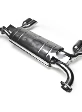 Tubi Style Stainless Steel Race Muffler w/Exhaust Tips Ferrari Mondial Quattrovalvole Coupe | Cabriolet 82-85                                     - 01208612000 - Image 2