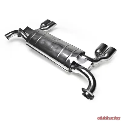 Tubi Style Stainless Steel Race Muffler w/Exhaust Tips Ferrari Mondial Quattrovalvole Coupe | Cabriolet 82-85 - 01208612000