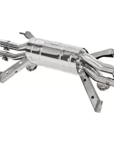 Tubi Style Stainless Steel Valveless Exhaust Audi R8 | Spyder V8 4.2L 2012-2015                                     - TSAUR8C13.100.ANR - Image 2