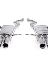 Tubi Style Stainless Steel Rear Muffler w/Exhaust Tips BMW M3 E92 08-11                                     - TSBMWM307.003.A - Image 3