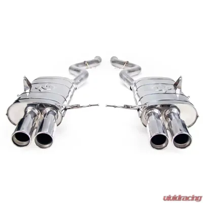 Tubi Style Stainless Steel Rear Muffler w/Exhaust Tips BMW M3 E92 08-11 - TSBMWM307.003.A