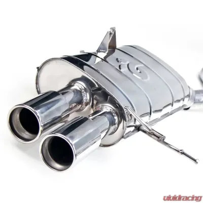 Tubi Style Stainless Steel Rear Muffler w/Exhaust Tips BMW M3 E92 08-11 - TSBMWM307.003.A