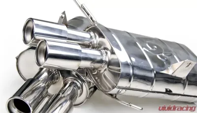 Tubi Style Stainless Steel Rear Muffler w/Exhaust Tips BMW M3 E92 08-11 - TSBMWM307.003.A