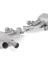 Tubi Style Stainless Steel Mufflers w/Valves Ferrari F12 2012-2017                                     - TSFEF12C12.006.AV - Image 2
