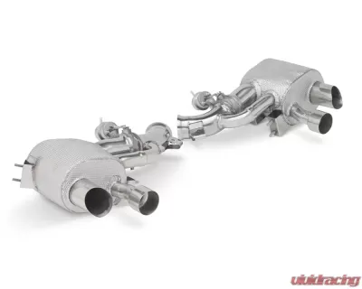 Tubi Style Stainless Steel Mufflers w/Valves Ferrari F12 2012-2017 - TSFEF12C12.006.AV