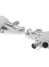 Tubi Style Stainless Steel Mufflers w/Valves Ferrari F12 2012-2017                                     - TSFEF12C12.006.AV - Image 3