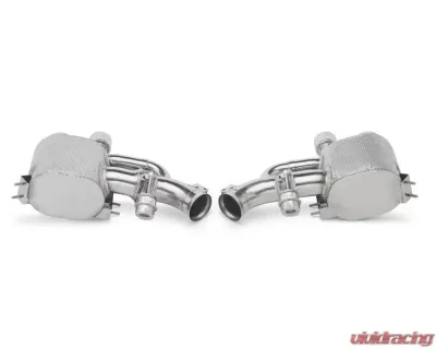 Tubi Style Stainless Steel Mufflers w/Valves Ferrari F12 2012-2017 - TSFEF12C12.006.AV