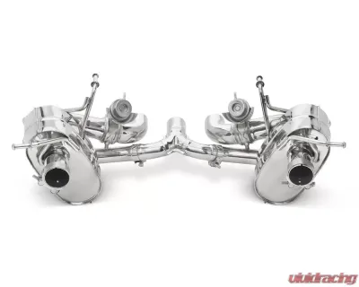 Tubi Style Stainless Steel Muffler w/Valves Loud Version Ferrari 458 Italia | Spider 2010-2015 - TSFE458C09.003.AR