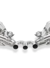Tubi Style Stainless Steel Muffler w/Valves Loud Version Ferrari 458 Italia | Spider 2010-2015                                     - TSFE458C09.003.AR - Image 2