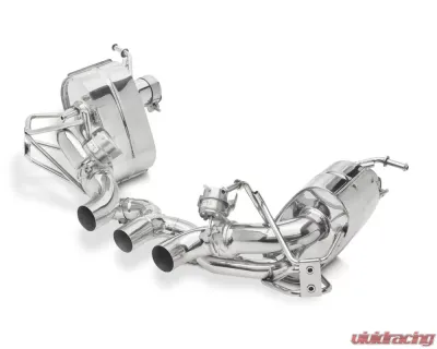 Tubi Style Stainless Steel Muffler w/By-Pass Valves Ferrari 458 Italia | Spider 2010-2015 - TSFE458C09.003.A