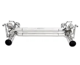 Tubi Style Inconel Straight Pipes Exhaust w/Valves Ferrari 488 Pista & Pista Spider 2018-2021