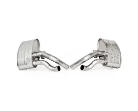 Tubi Style Stainless Steel Exhaust Side Mufflers Kit Porsche Carrera 991 2012-2016