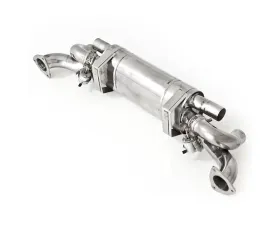 Tubi Style Stainless Steel Central Muffler Exhaust - Street Legal Porsche Carrera 991 2012-2016