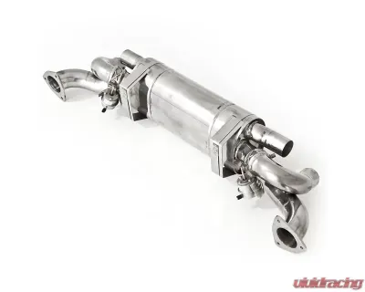 Tubi Style Stainless Steel Central Muffler Exhaust - Street Legal Porsche Carrera 991 2012-2016 - TSPO991C12.030.A