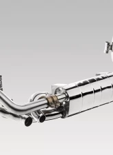 Tubi Style Stainless Steel Side and Center Mufflers w/o Valve Porsche 991.1 Carrera 2012-2016                                     - TSPO991C12.803.A - Image 2