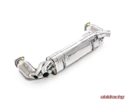 Tubi Style Stainless Steel Street Exhaust System w/Valves Porsche 991 Turbo | Turbo S 2014-2019 - TSPO991T13.004.AK